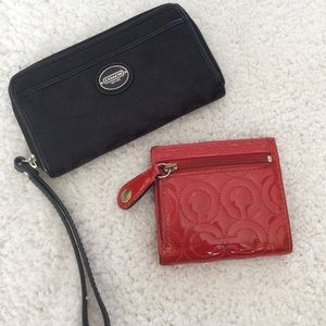 Coach wristlet with bonus Coach wallet